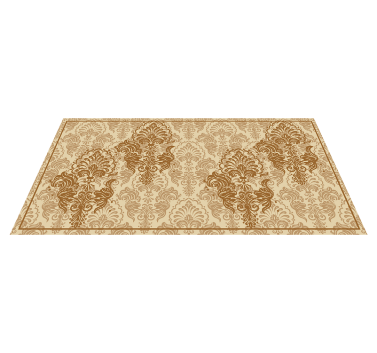 Elegant Floral Patterns vintage vinyl carpet - TenStickers