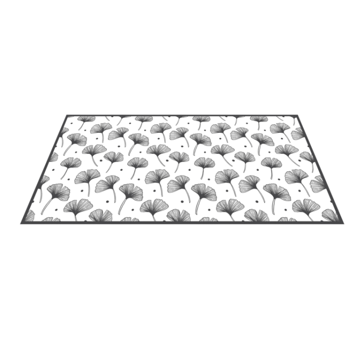 Ginkgo Leaf Inspiration nature vinyl carpet - TenStickers