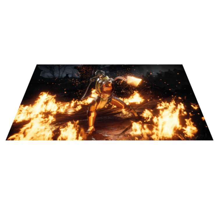 Fiery character action teen vinyl carpet - TenStickers