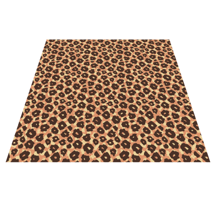 Leopard Pattern Mix animal print vinyl carpet - TenStickers