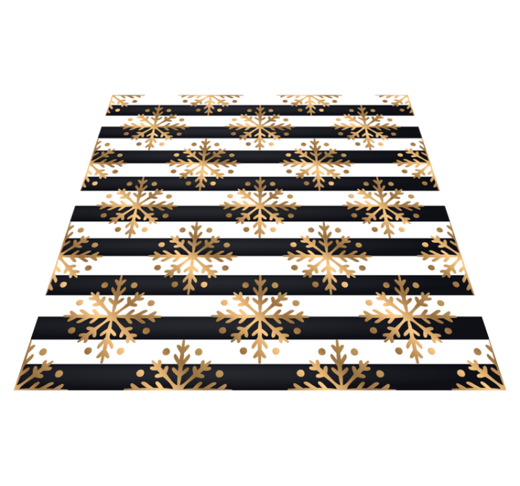 Elegant snowflake pattern Christmas vinyl carpet - TenStickers