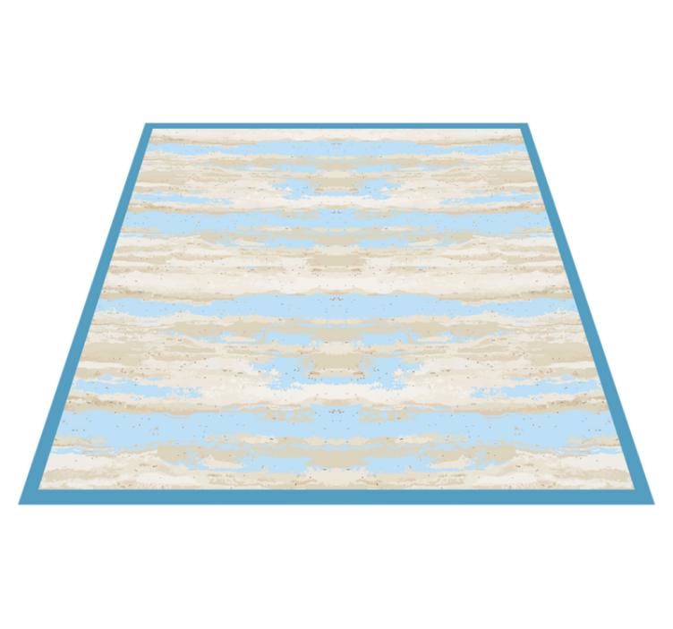 Grey and blue imitation wood effect vinyl carpet - TenStickers