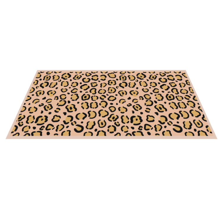 Leopard Pattern Play animal print vinyl carpet - TenStickers