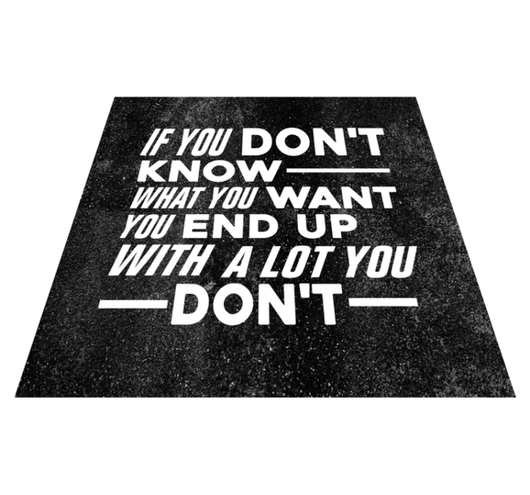 Know what you custom vinyl carpet - TenStickers