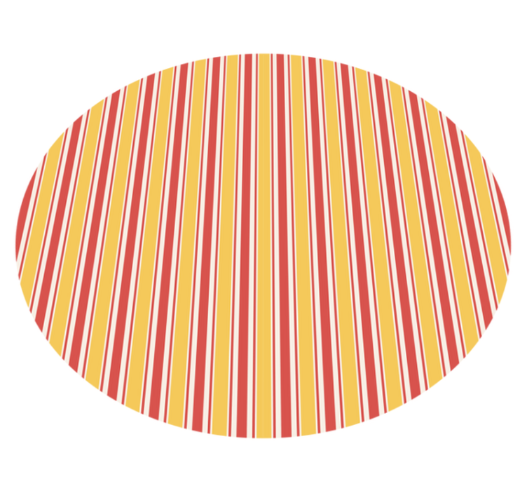Yellow and purple striped vinyl carpet - TenStickers