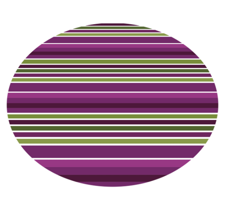 Green and purple striped vinyl carpet - TenStickers