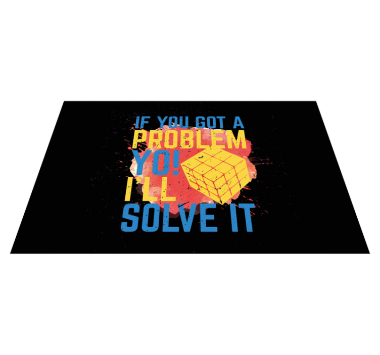 Problem Solving Message custom vinyl carpet - TenStickers