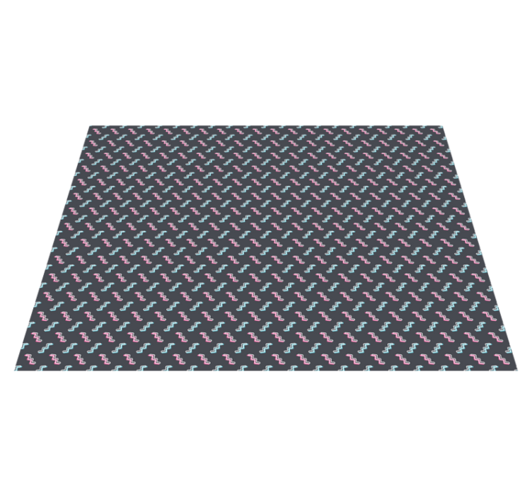 Colorful Wavy Shapes kids vinyl carpet - TenStickers