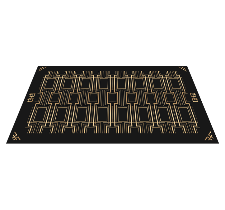 Elegant Geometric Patterns modern vinyl carpet - TenStickers