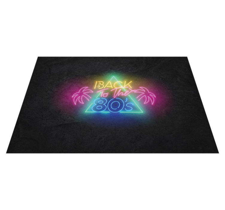 Back to 80's vintage vinyl carpet - TenStickers