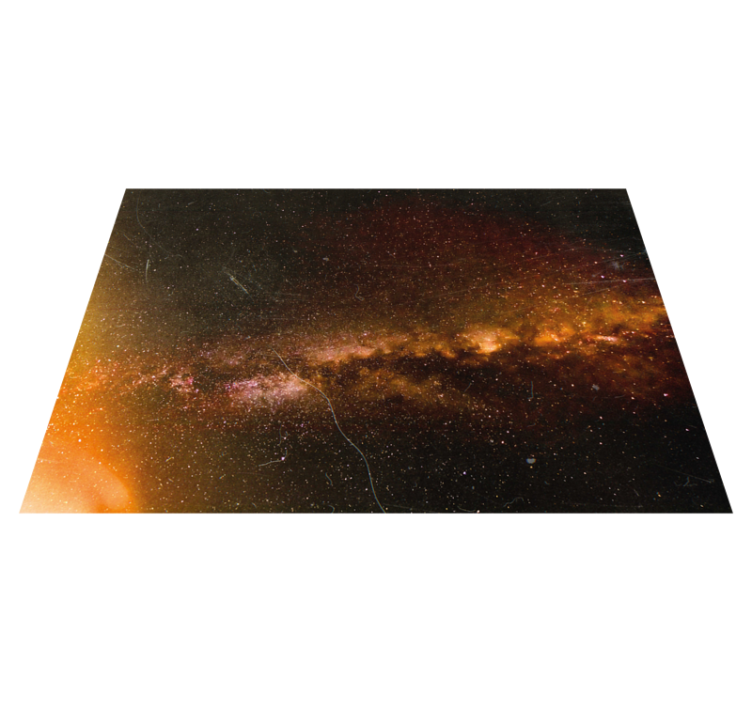 Cosmic Galaxy View star vinyl carpet - TenStickers