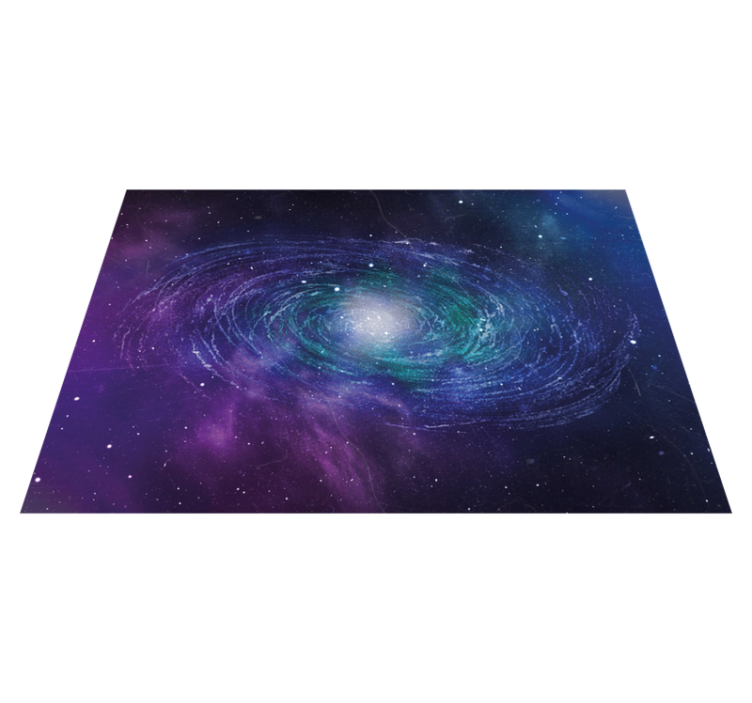 Galactic Swirl Pattern star vinyl carpet - TenStickers
