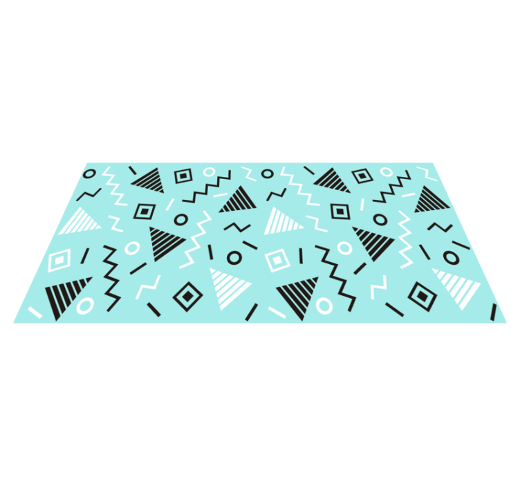 Forms Arrangement geometric vinyl carpet - TenStickers