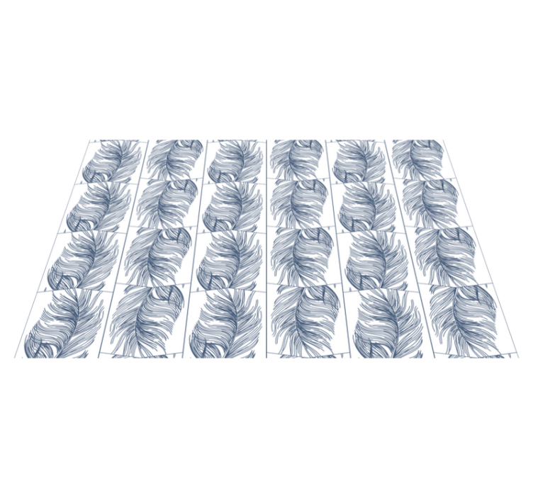 Graceful leaves nature vinyl carpet - TenStickers