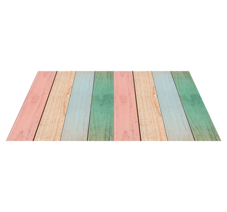 Pastel Plank Surface wood effect vinyl carpet - TenStickers