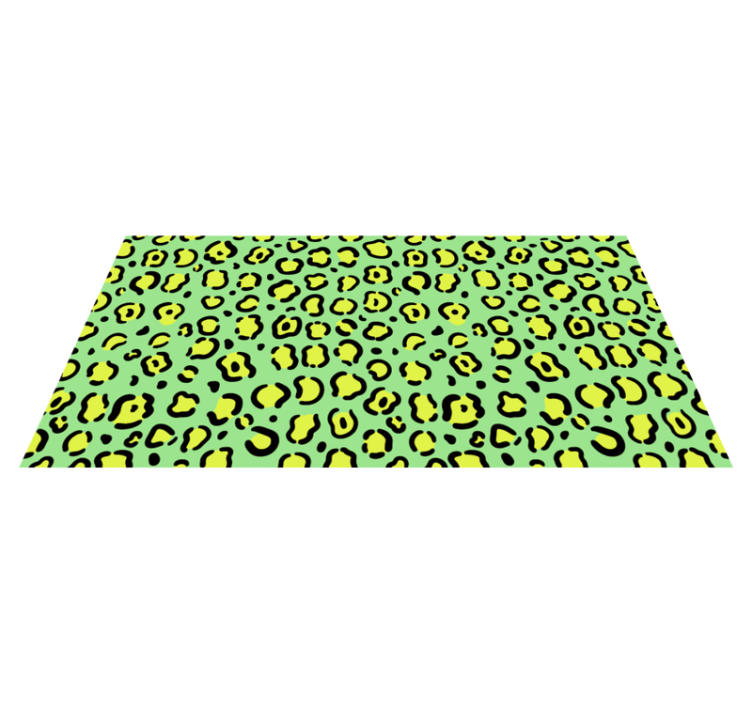 Lively Leopard Pattern animal print vinyl carpet - TenStickers