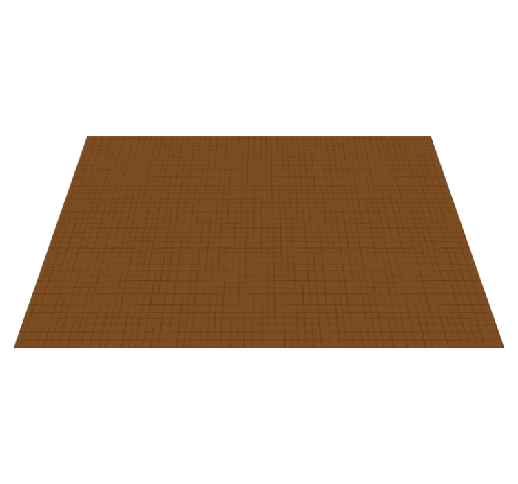 Grid pattern surface brown vinyl carpet - TenStickers