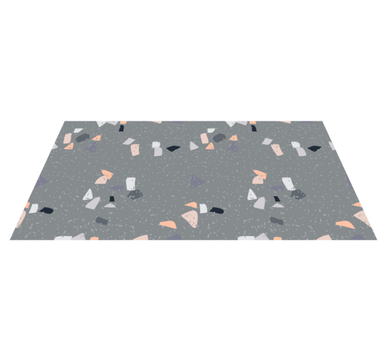 Abstract figures marble vinyl carpet - TenStickers