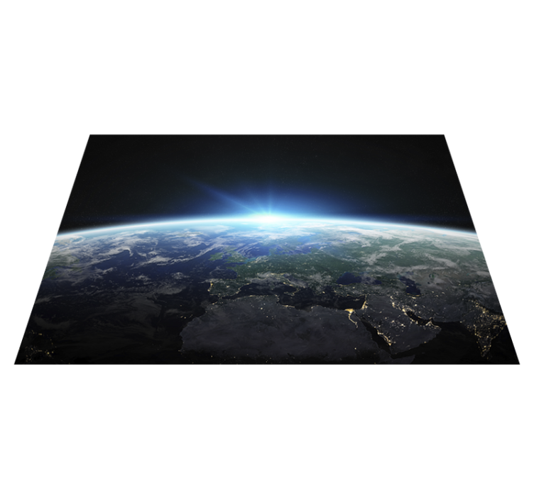 Earth's bright horizon teen vinyl carpet - TenStickers