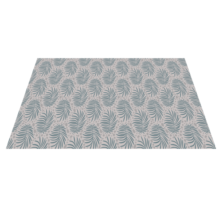 Leafy Green Motif nature vinyl carpet - TenStickers