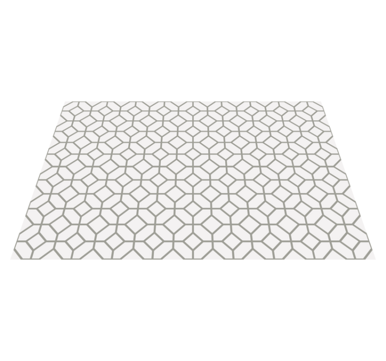 Honeycomb Arrangement tile vinyl carpet - TenStickers