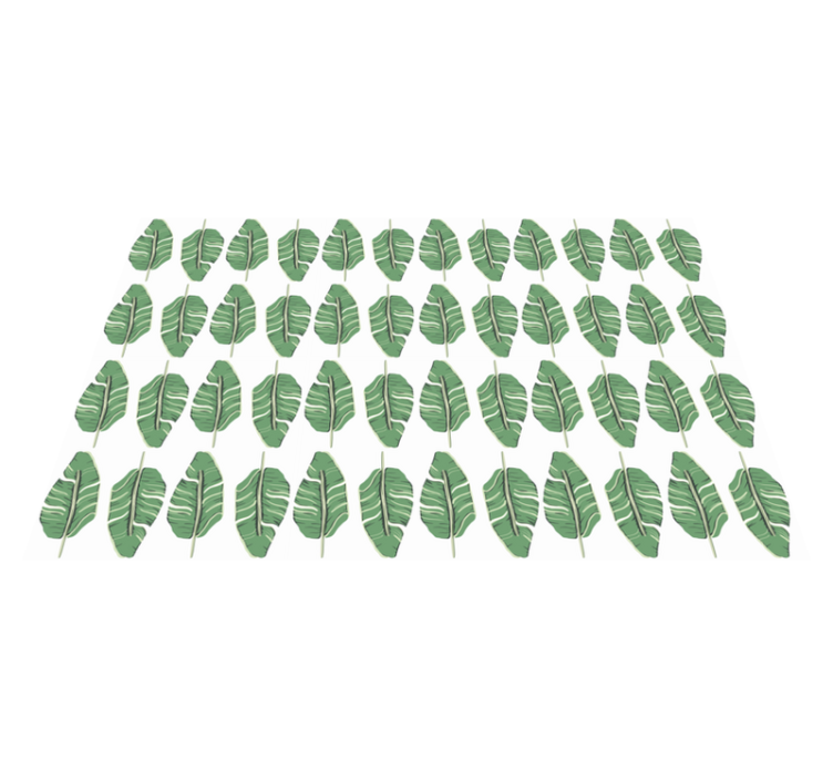 Opulent Leaf Motif nature vinyl carpet - TenStickers