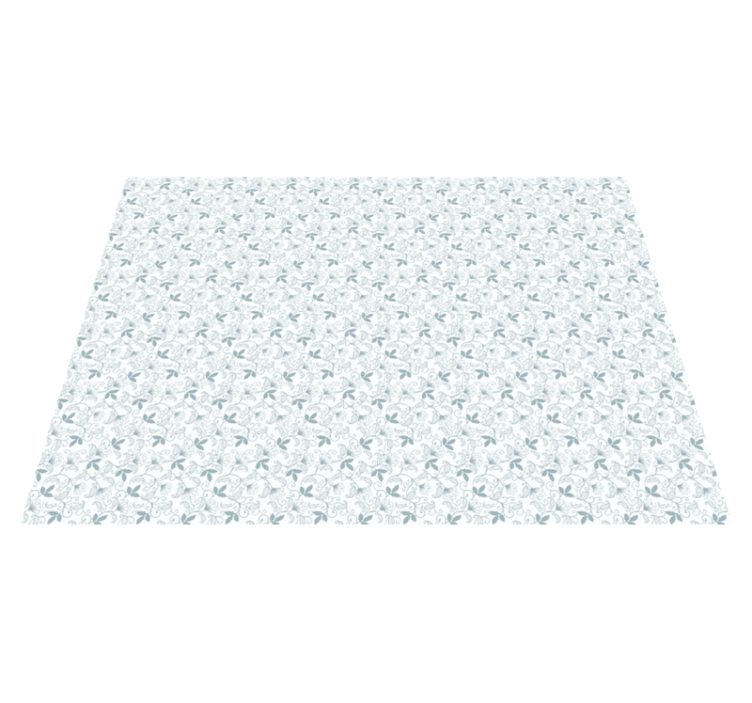 Sophisticated Floral Motif floral vinyl carpet - TenStickers