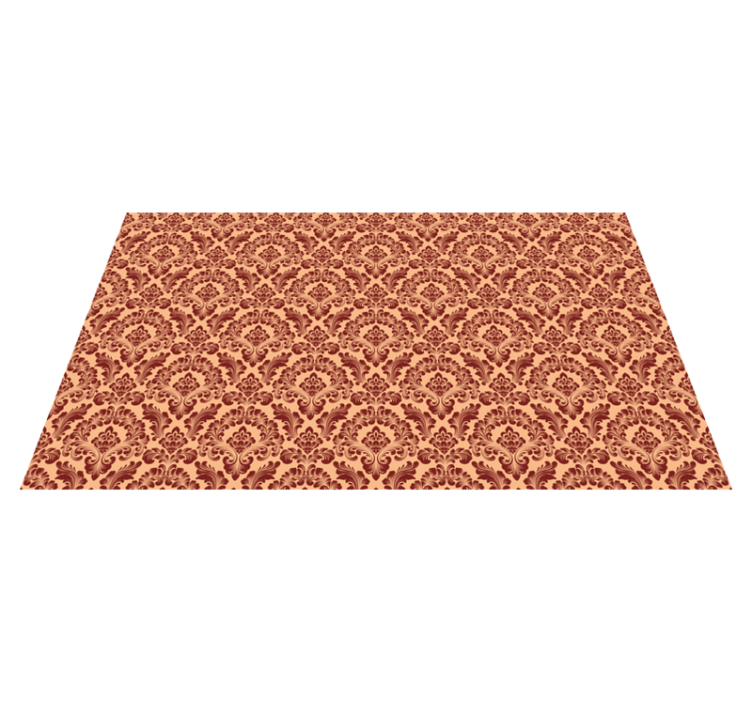 Baroque Pattern Elegance vintage vinyl carpet - TenStickers
