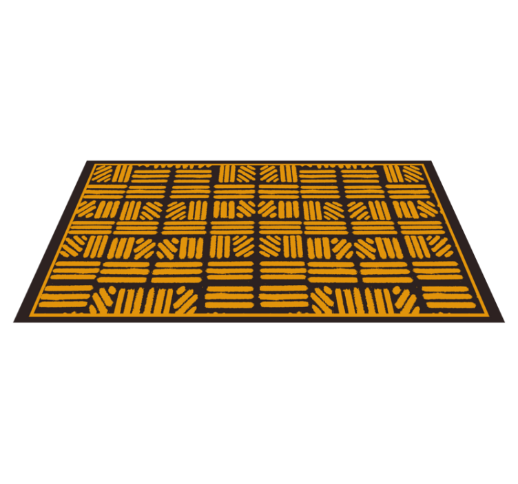 Abstract Geometric Pattern ethnic vinyl carpet - TenStickers