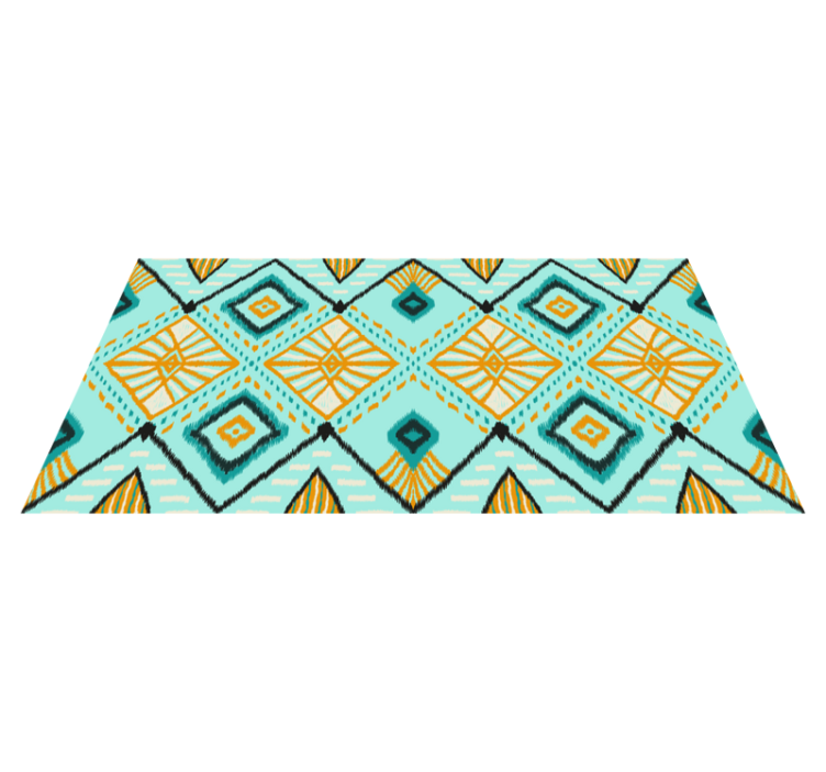Tribal Geometric Pattern ethnic vinyl carpet - TenStickers