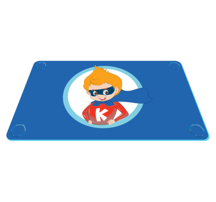 Superhero Cartoon Character kids vinyl carpet - TenStickers