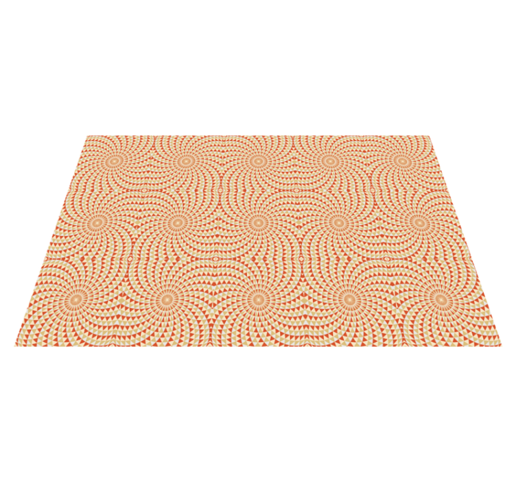 Mandala Pattern Detail mandala vinyl carpet - TenStickers