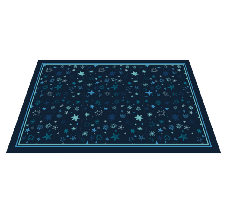 Celestial Motif Design star vinyl carpet - TenStickers