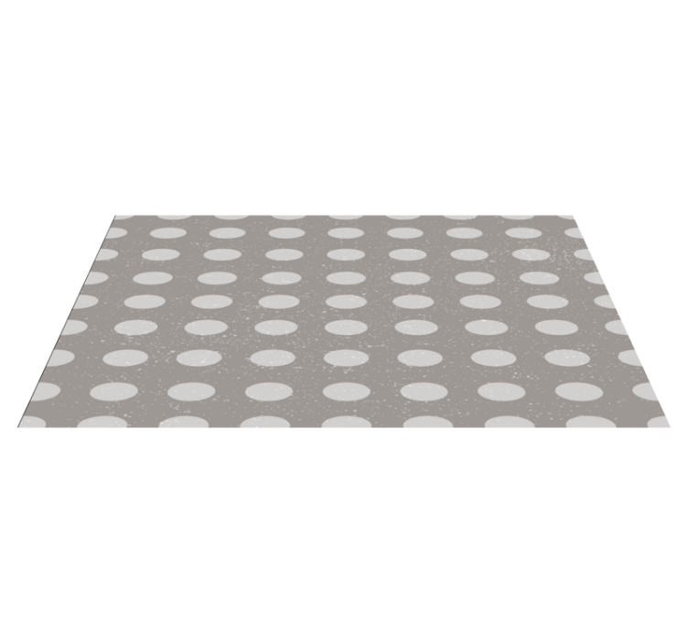Polka dot pattern striped vinyl carpet - TenStickers
