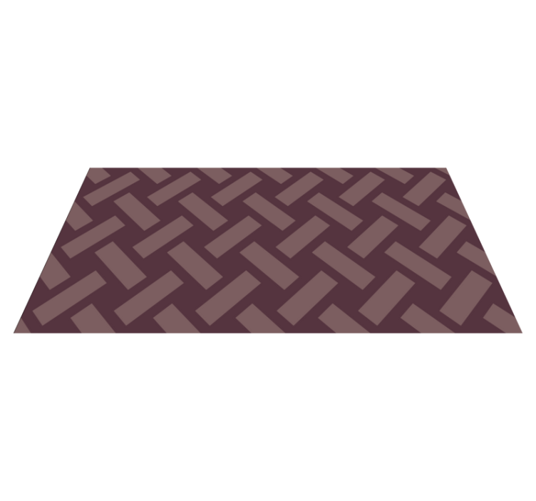 Herringbone Pattern geometric vinyl carpet - TenStickers
