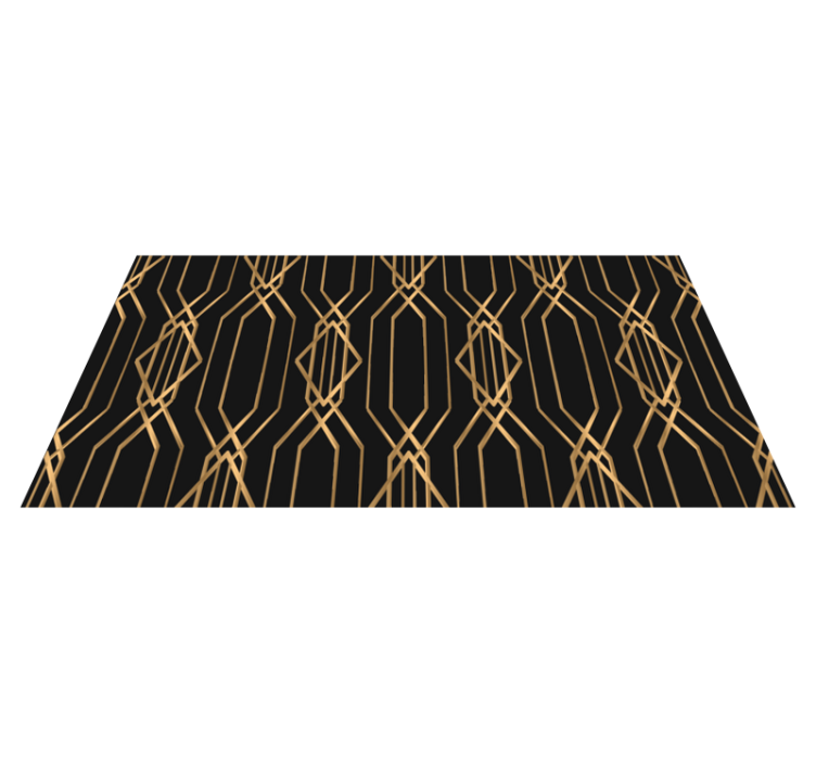 Art Deco Elegance geometric vinyl carpet - TenStickers