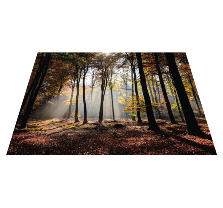 Forest Tranquility nature vinyl carpet - TenStickers