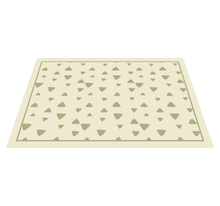 Triangular Pattern geometric vinyl carpet - TenStickers