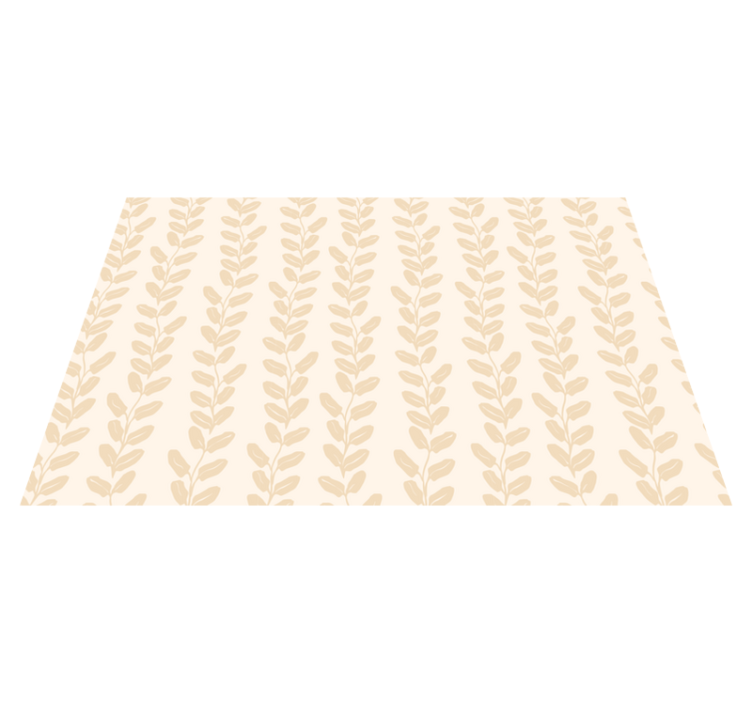 Botanical pattern floral vinyl carpet - TenStickers