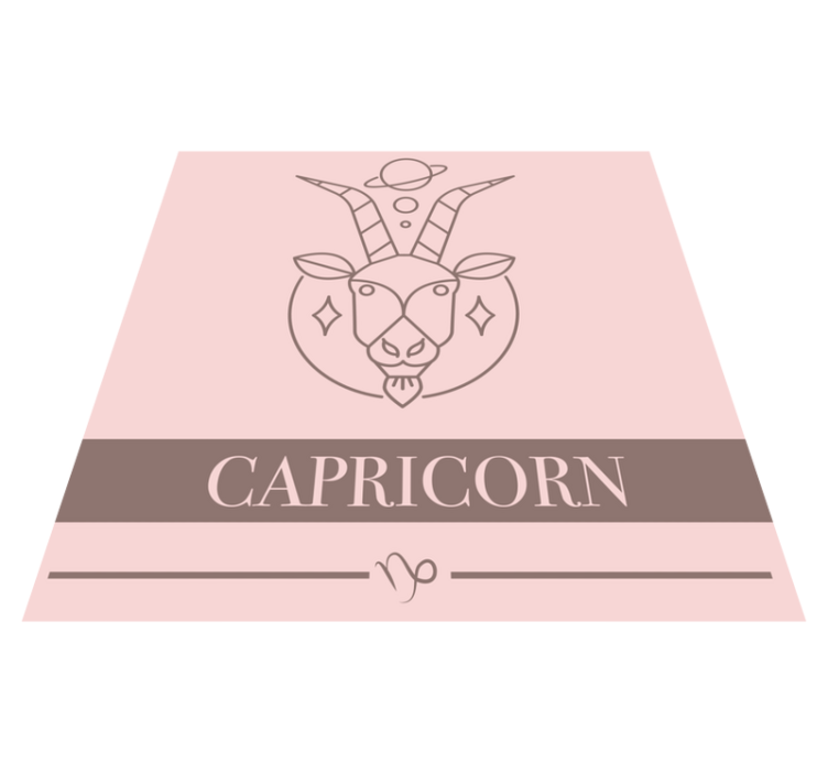Capricorn Illustration custom vinyl carpet - TenStickers