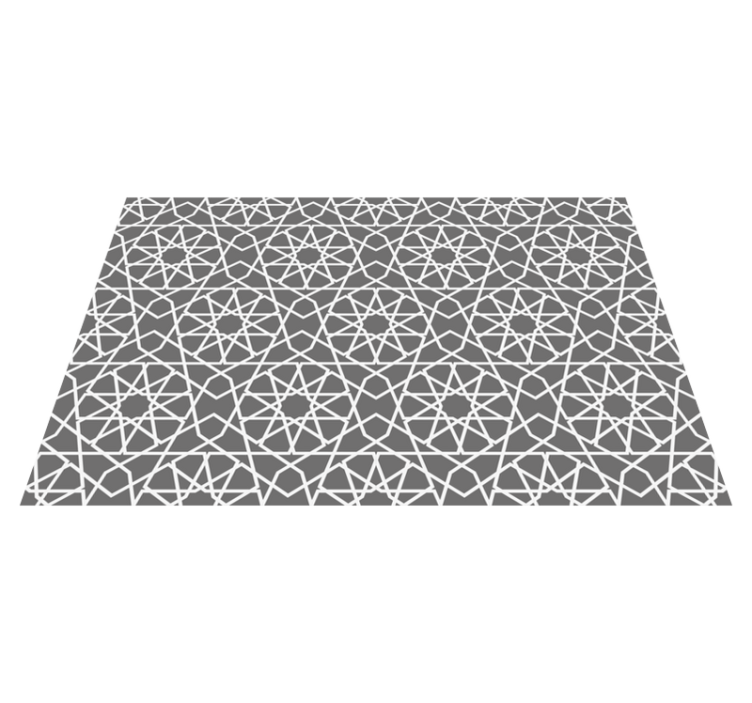 Intersecting Lines geometric vinyl carpet - TenStickers