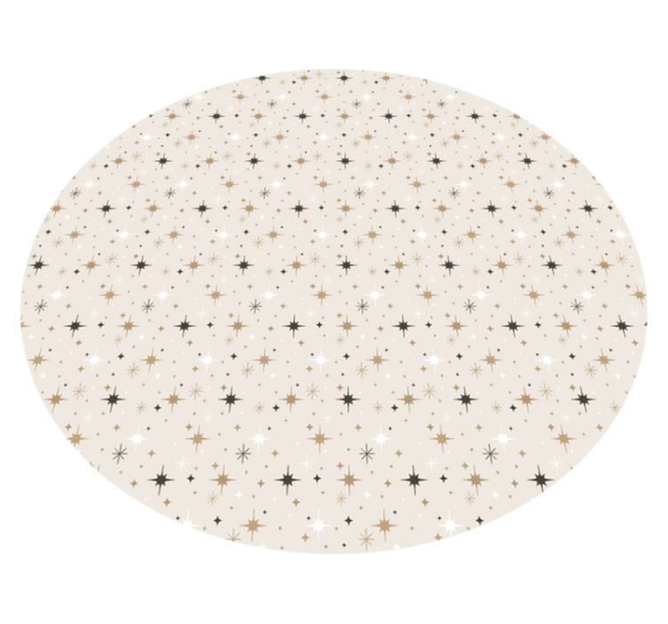 Starry Pattern star vinyl carpet - TenStickers