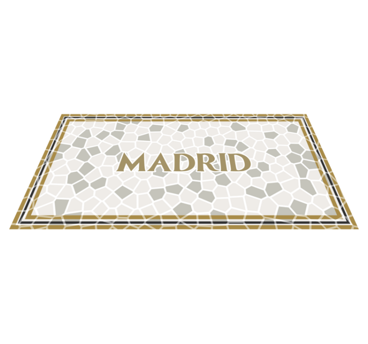 Madrid Geometric Pattern custom vinyl carpet - TenStickers