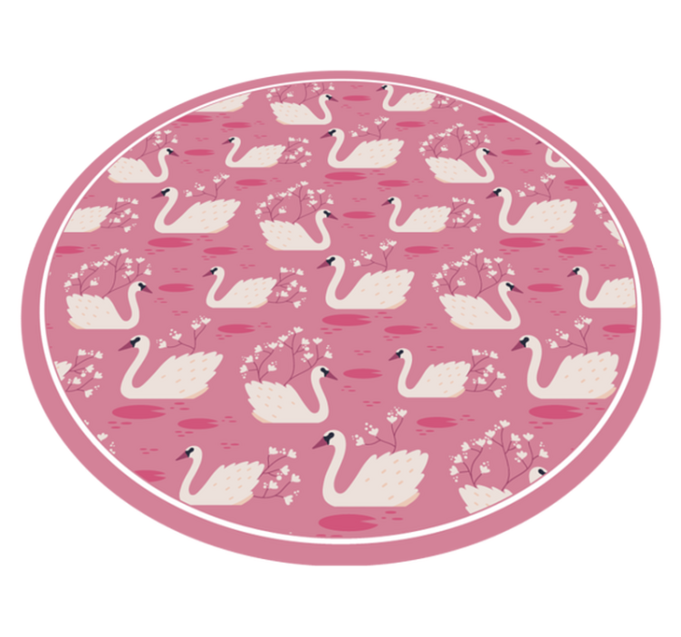 Swan Lake Serenity nursery vinyl carpet - TenStickers