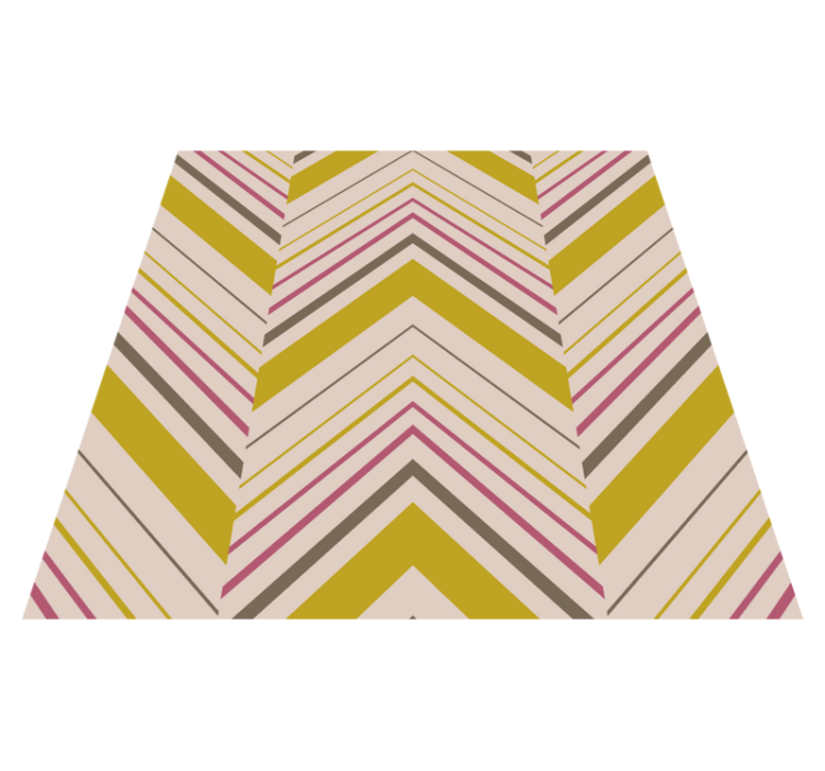 Chevron Stripes striped vinyl carpet - TenStickers
