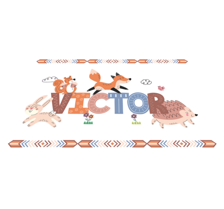 Customizable Critters custom vinyl carpet - TenStickers