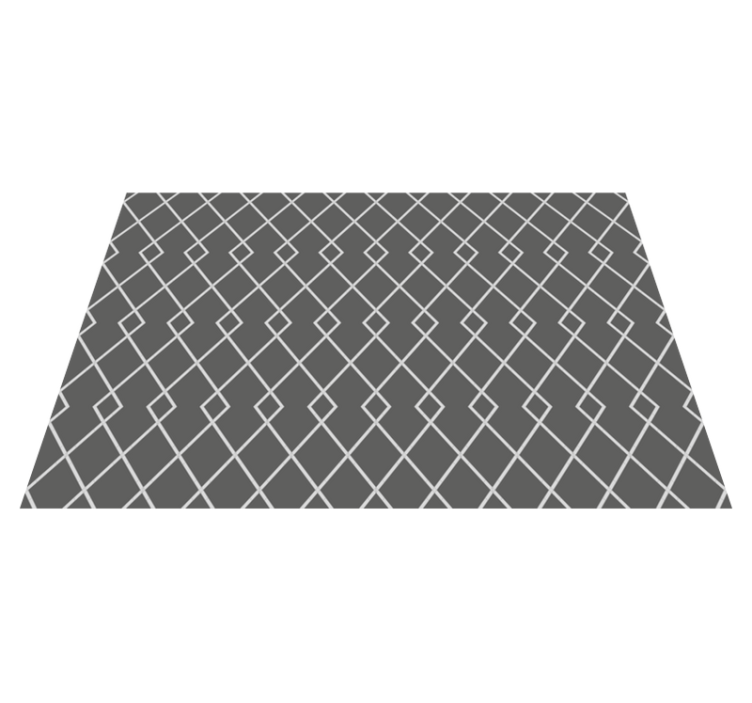 Elegant Diamond Arrangement geometric vinyl carpet - TenStickers