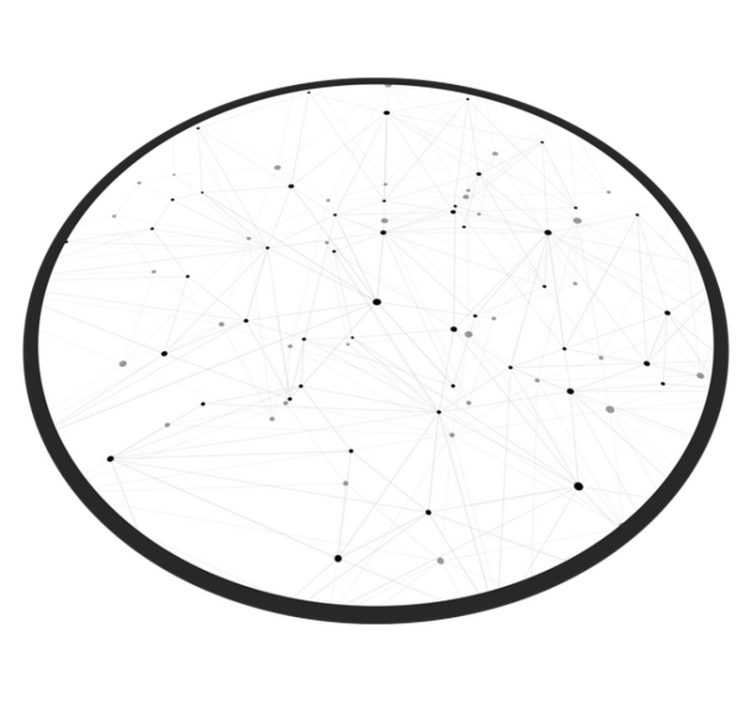 Abstract Network Pattern modern vinyl carpet - TenStickers