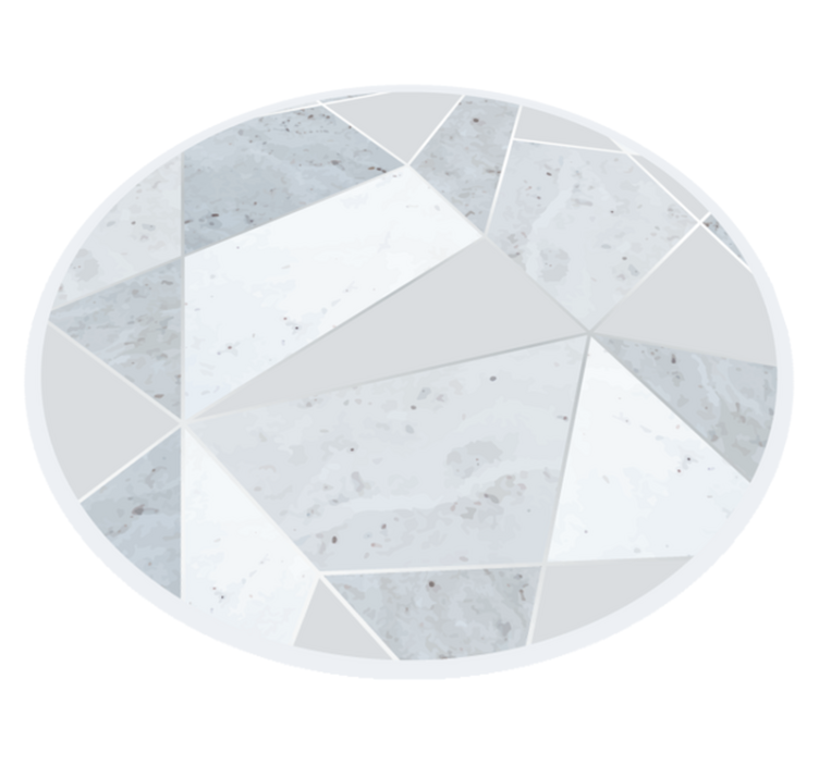 Marble geometric marble vinyl carpet - TenStickers