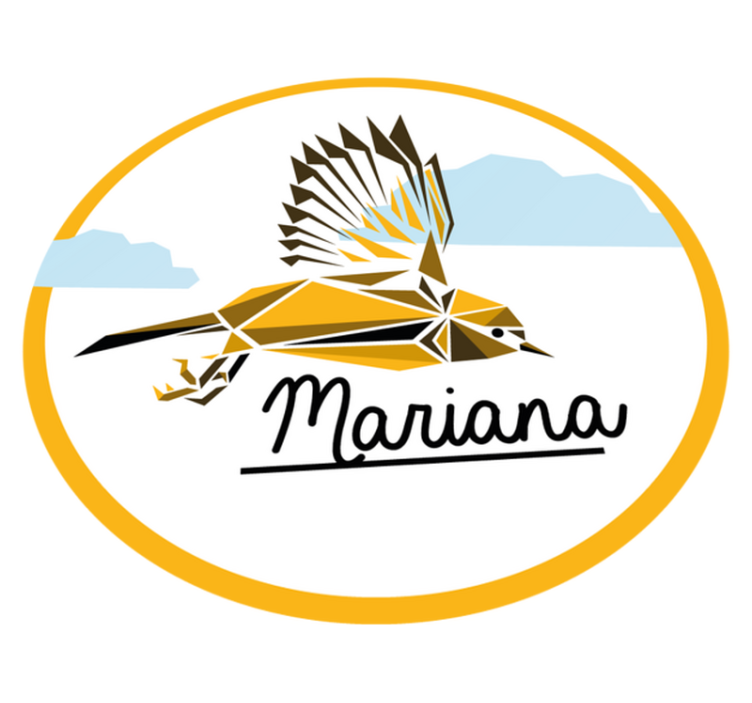 Personalized Bird custom vinyl carpet - TenStickers